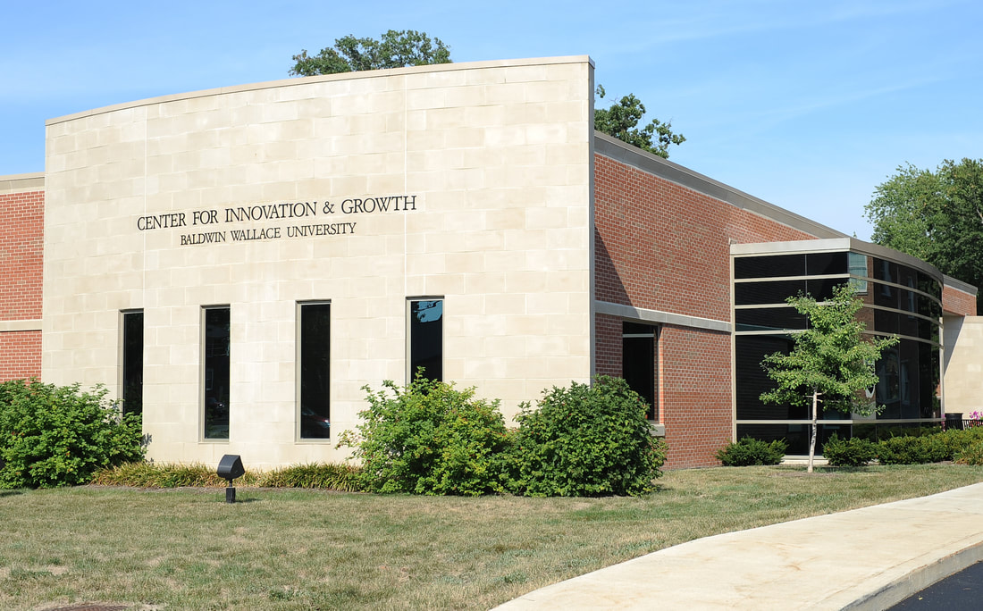 Exterior image of the Center for Innovation & Growth Building on the BW campus.