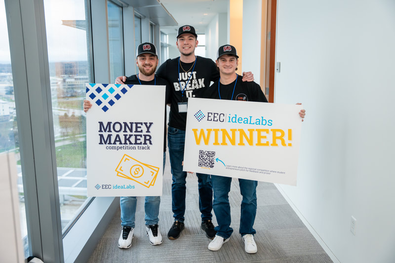 The Money Maker Track: 1st Place – Dorm Dudes Break; Founders: Zach Balo, Joe Beck, and Shane Rue, Ashland University